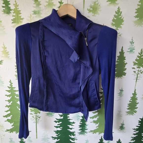 INC International Concepts Jackets & Blazers - INC International Concepts Layered Blue Jacket